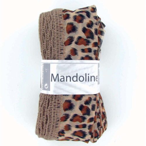 Mandoline 306 Hnedá - vzor gepard