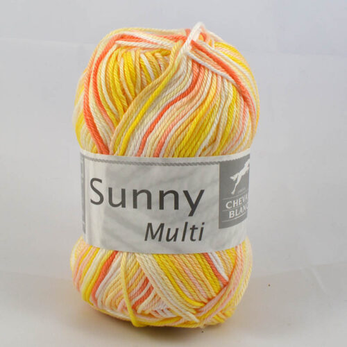 Sunny multi 471 žltá/krémová/oranžová