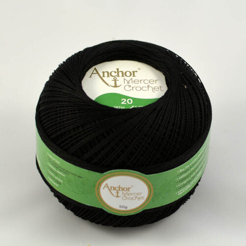 AA Mercer Crochet 20 403 čierna