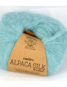 Brushed alpaca silk 15 ľadovcová modrá