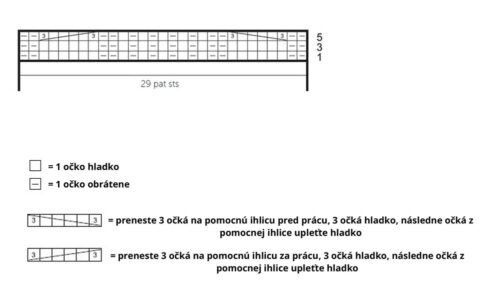 Pulóver s V-výstrihom a osmičkou